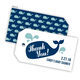Whale Hanging Gift Tags with Organza Bags Image 3 of 8